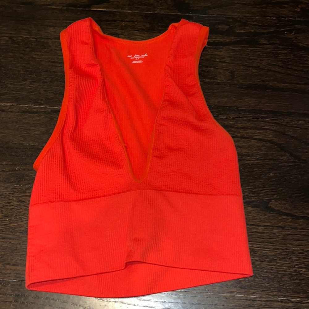 Red out from under hailey seamless plunge bra top